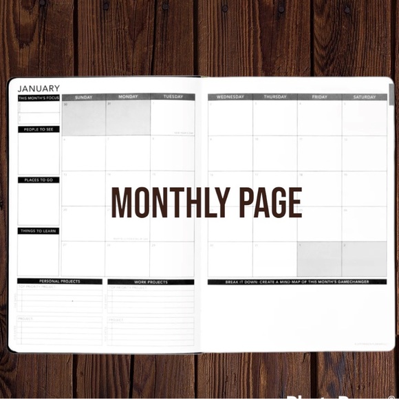 NEW!! WEEKLY 2023 A PASSION PLANNER SAKURA MELODY BURGANDY - Picture 5 of 8